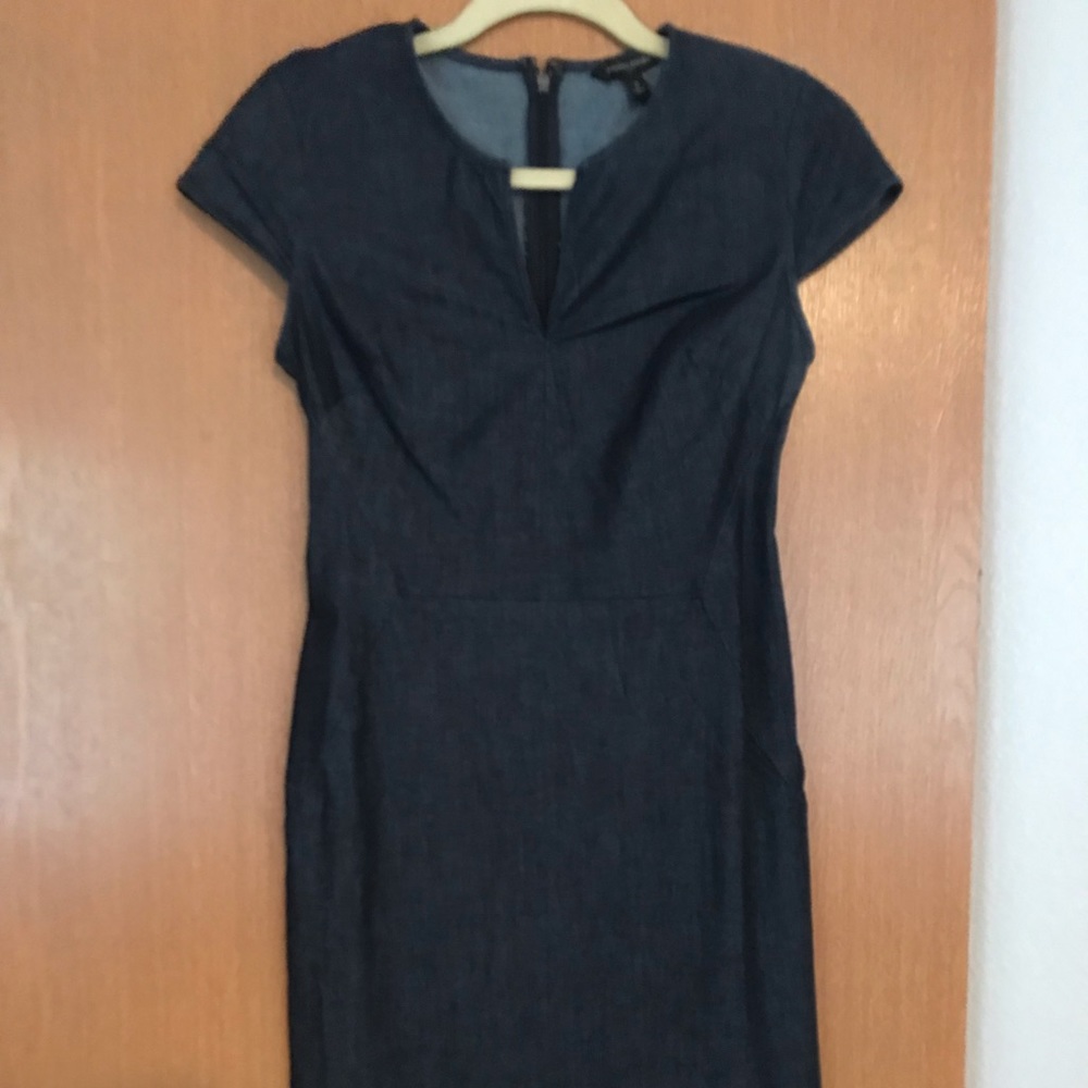 Denim banana republic A line dress.